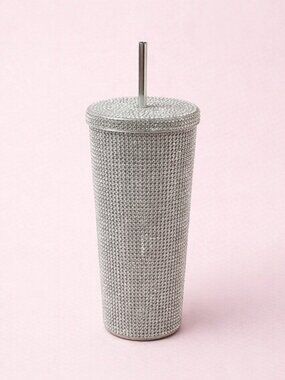 NWT Steve Madden Silver Bling Tumbler‎